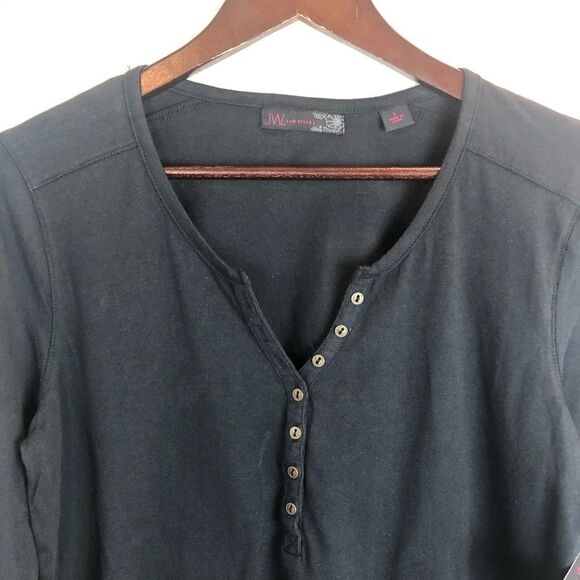 NWT JW Styles Long Sleeve T-Shirt Size L - Picture 2 of 8